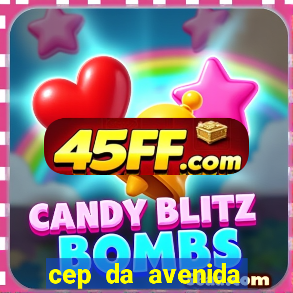 cep da avenida santos dumont
